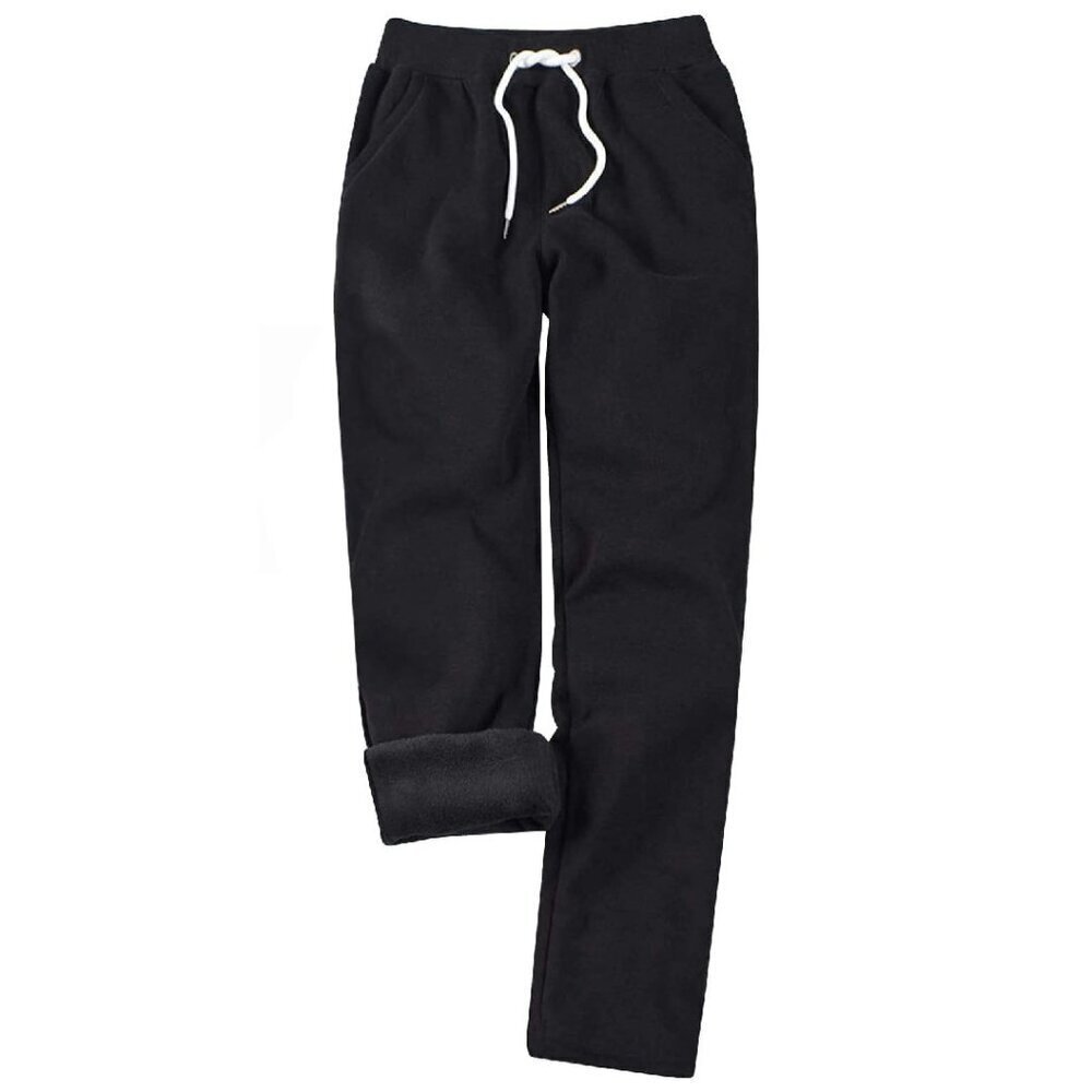 Women's Fleece-Lined Joggers Warm Winter Sweatpants Active Pants